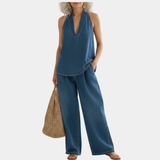 Julia | Farkkumekko vintage-pitsiyksityiskohdilla